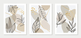 植物叶子装饰画