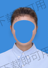 女生证件照衬衫
