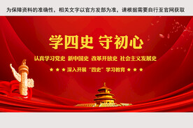 学四史守初心展板