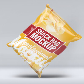 零食袋薯片袋袋装食品包装样机