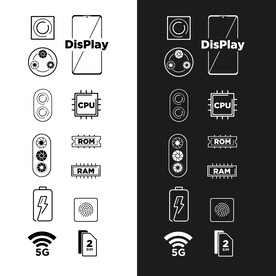 手机电脑设计图标icon
