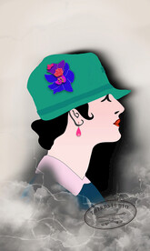 北美轻奢装饰挂画摩登女郎