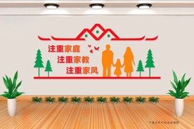 三个注重文化墙