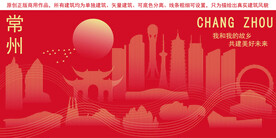 常州地标建筑剪影