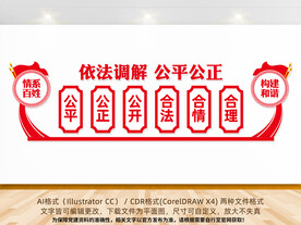 人民调解文化墙