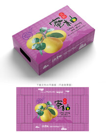 三红蜜柚包装