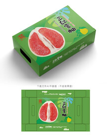 三红蜜柚包装