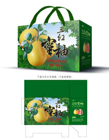 三红蜜柚包装