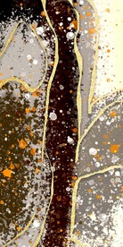 铂金抽象装饰画