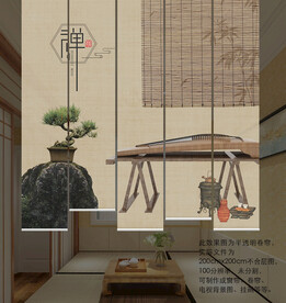 古琴古筝门帘
