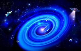宇宙黑洞旋涡