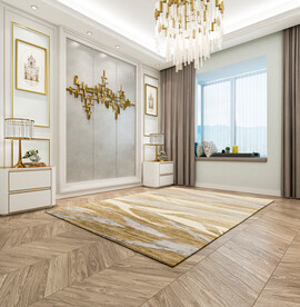 现代轻奢卧室场景