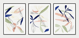 抽象叶子装饰画