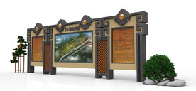 景区导览图模型