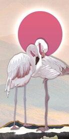 心心相印玄关装饰画现代简约背景