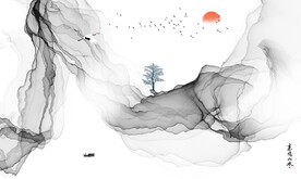 水墨画软膜天花