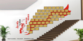 荣誉墙楼梯文化墙