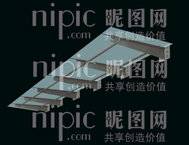 玻璃雨搭结构图