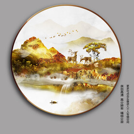 圆形装饰画