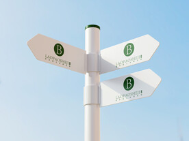 指示牌样机图片