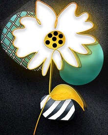 餐厅装饰画客厅装饰画鲜花图