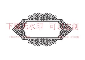 精美传统标题框矢量