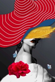 会所美女装饰画