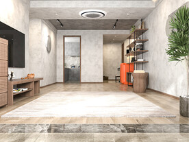 现代客厅背景墙效果图