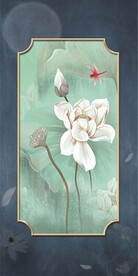荷花玄关