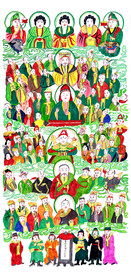 道教图 神仙图 佛教图总圣佛 