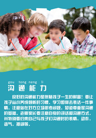 儿童培训班展板