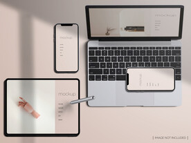 电脑平板手机场景展示样机图片