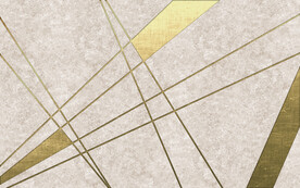 金色几何线条图形背景墙壁画图片