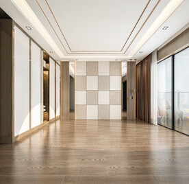 极简卧室背景墙