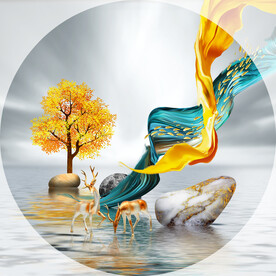 装饰画 新中式 抽象画