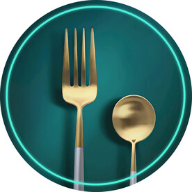 装饰画 新中式 刀叉