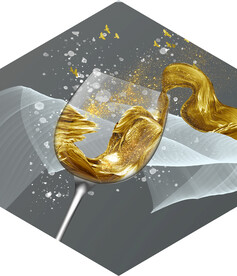 装饰画 新中式 高足酒杯