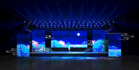 中秋晚会  舞台设计   3d