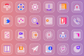 手机网页使用场景相关图标