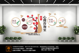 心里咨询文化墙