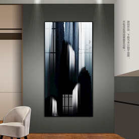 水墨山水客厅玄关装饰画床头画