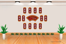 核心价值观文化墙