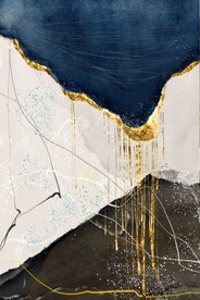 抽象鎏金艺术画