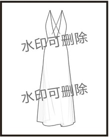 服装设计连衣裙女装