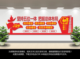 五位一体文化墙