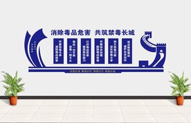 禁毒形象墙