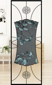 高清分层彩白彩透明底平开门