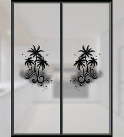 高清分层透明彩釉玻璃打印图