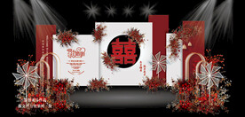 新中式红白婚礼效果图