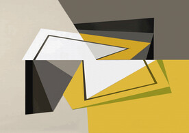 晶瓷画 抽象画 几何图形